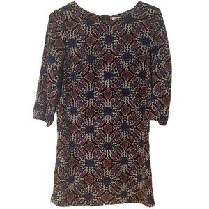 Old Navy Longline Tunic Style Mini Dress or LonglineTop Floral Feminine Size M